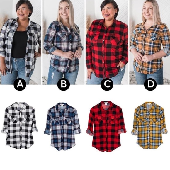 Miranda Plaid button up Shirt - Picture 5 of 5